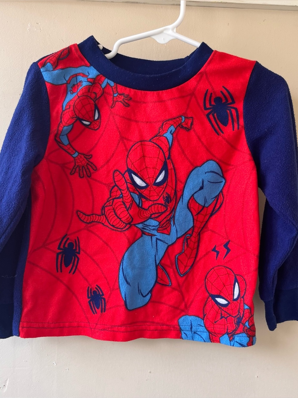 Marvel Spider-Man Long Sleeve Tee - Red & Blue